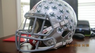 Dwayne Haskins Ohio State Buckeyes Rose Bowl Riddell Speed football helmet 2