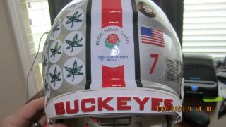 Dwayne Haskins Ohio State Buckeyes Rose Bowl Riddell Speed football helmet 4