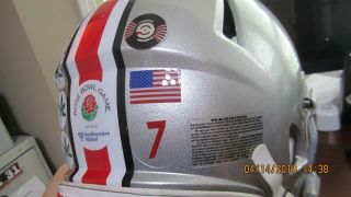 Dwayne Haskins Ohio State Buckeyes Rose Bowl Riddell Speed football helmet 5