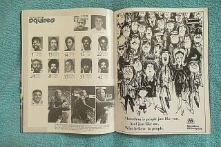 1975 ABA VIRGINIA SQUIRES vs INDIANA PACERS BASKETBALL PROGRAM LEN ELMORE 6