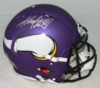 Adrian Peterson Signed Autographed Minnesota Vikings Authentic Speed Helmet Jsa