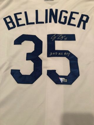 Cody Bellinger Signed Jersey With Inscription Fanatics Authenticity