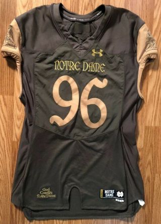 Notre Dame 2016 Shamrock Series Game Jersey 96