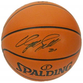Hawks Dominique Wilkins Signed Spalding Nba Game Series Basketball - Schwartz