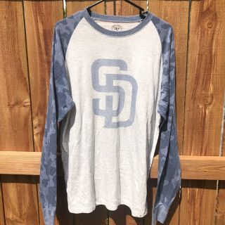 Men’s San Diego Padres ‘47 Brand Long Sleeve Camo Shirt Sz Large Euc
