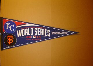 2014 World Series Kansas City Royals Vs San Francisco Giants Baseball Pennant