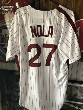 Phillies Game Issued/ Worn Aaron Nola Tbtc Jersey Mlb Holo