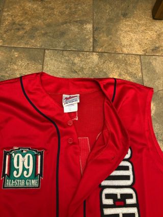 Authentic 1999 Ken Griffey Jr.  All - Star Game Majestic Stitched Jersey,  Size XL 2