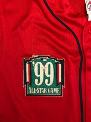 Authentic 1999 Ken Griffey Jr.  All - Star Game Majestic Stitched Jersey,  Size XL 5