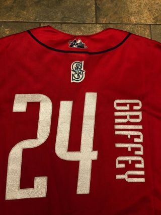 Authentic 1999 Ken Griffey Jr.  All - Star Game Majestic Stitched Jersey,  Size XL 8