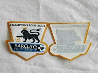 Premier League Gold Champions Patches/badges 2003 - 2004 Arsenal Real Pictures