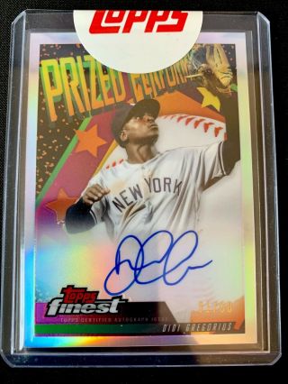 2019 Topps Finest Didi Gregorius (yankees) Prized Performers Auto 31/50