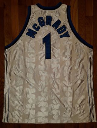 Authentic 2000 - 01 Champion Orlando Magics Tracy McGrady Home White Jersey 56 3