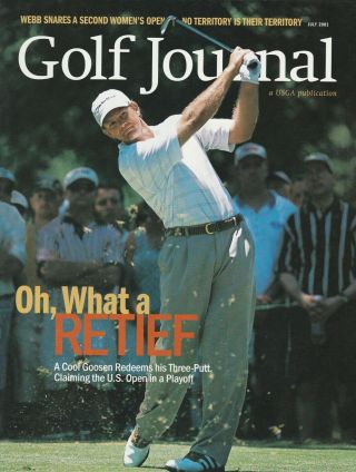 May/june 2001 Natural Golfer With Retief Goosen On Cover