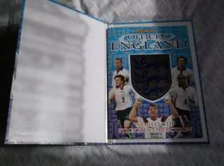 Merlin/Topps 1998 England World Cup sticker album - Fully Completed,  Binder 2
