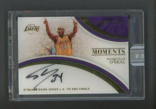2016 - 17 Immaculate Acetate Moments Shaquille O 