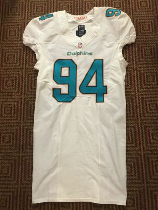 NFL MIAMI DOLPHINS RANDY STARKS GAME WORN JERSEY MARYLAND TITANS BROWNS 4