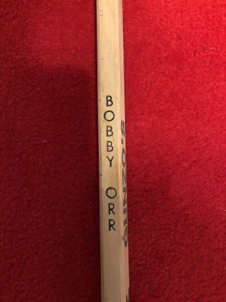 Bobby Orr Chicago Blackhawks Hockey Team Issued Bench Stick