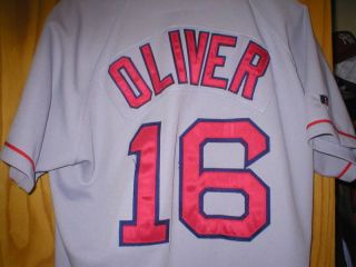1995 DAVE OLIVER Boston Red Sox Game Worn Jersey 2
