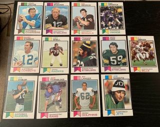 1973 Topps Football Near Complete Set (k.  Anderson/a.  Shell/harris/ham/stablerrcs