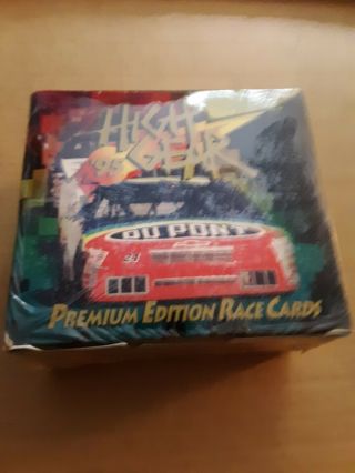 1995 Wheels Racing High Gear Premium Edition Factory Hobby Nascar Box