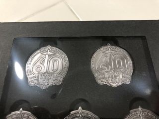 Oakland Raiders Season Ticket Member Commemorative Coin Set w/ Patch READ 2