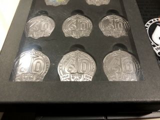 Oakland Raiders Season Ticket Member Commemorative Coin Set w/ Patch READ 4