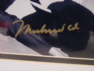 Signed Muhammad Ali Standing Over The Beatles 3