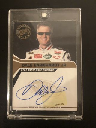 2008 Press Pass Nascar Signings Dale Earnhardt Jr Autograph Card