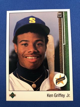 1989 Upper Deck Ken Griffey Jr 1 Seattle Mariners Rc Ud Well Centered