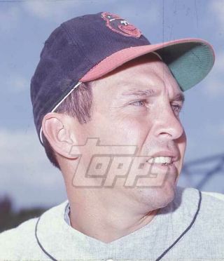 1968 Topps Baseball Card Final Color Negative Brooks Robinson Orioles