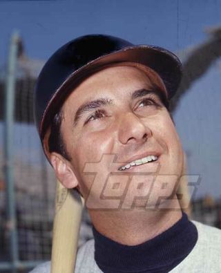 1971 Topps Baseball Card Final Color Negative Bob Aspromonte Mets