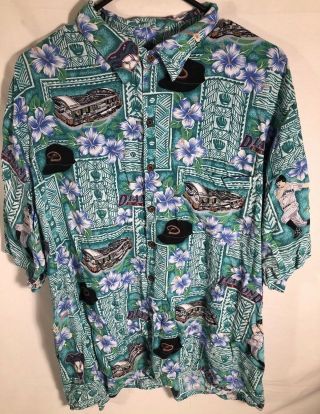 Vtg Rare Arizona Diamondbacks Reyn Spooner Hawaiian Shirt Size Mens Xl