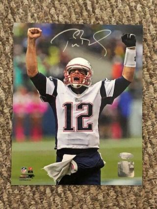 Tom Brady England Patriots Superbowl Qb Signed 8x10 Photo Tristar Certified