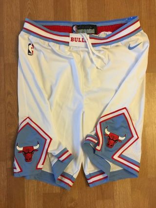 Nike 17 - 18 Chicago Bulls Game Issue City Edition Shorts,  42,  2,  Without Tag