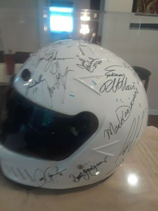 1999 Bell Indy 500 Helmet with Autographs 2