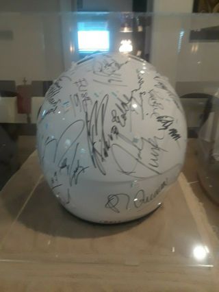 1999 Bell Indy 500 Helmet with Autographs 3