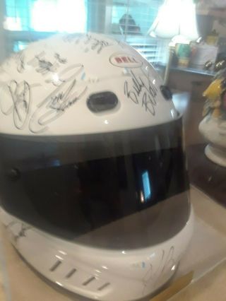 1999 Bell Indy 500 Helmet with Autographs 4