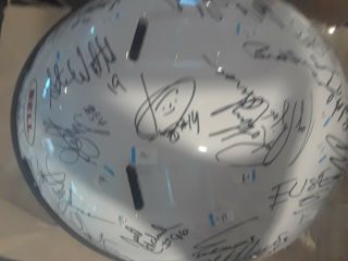 1999 Bell Indy 500 Helmet with Autographs 5