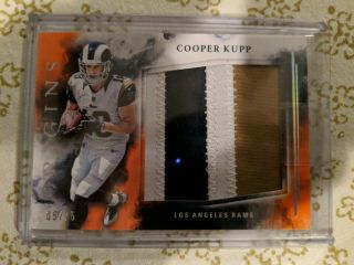 2017 Panini Origins Cooper Kupp Orange 3 Color Patch 05/75 Rookie Card 2