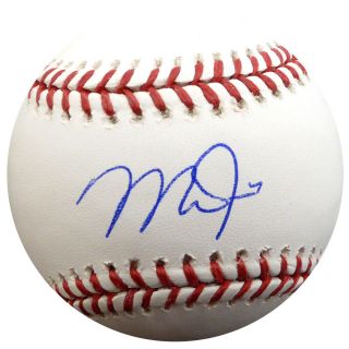 Mike Trout Autographed Signed Mlb Baseball Los Angeles Angels Mlb Holo 145110