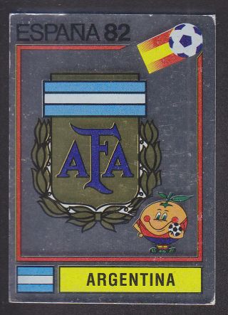 Panini - Espana 82 World Cup - 164 Argentina Foil Badge
