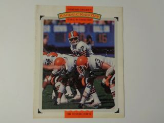 Cleveland Browns 1980 Tribute Poster Series 2 Kardiac Kids 1994 16x20