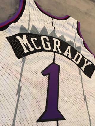 NBA Jersey pro cut Champion Toronto Raptors Jersey Game Issued Tracy McGrady 6