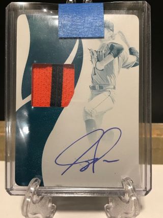 2019 Panini Immaculate Patch Auto Printing Plate 1/1 Forrest Whitley Astros Ssp