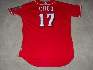 Shin - Soo Choo Game Worn Jersey 2013 Cincinnati Reds Mlb