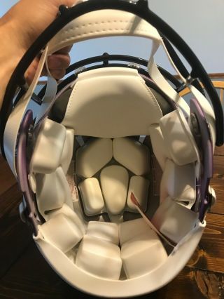 Stefon Diggs Signed Minnesota Vikings Speed Authentic Full Size Helmet 4
