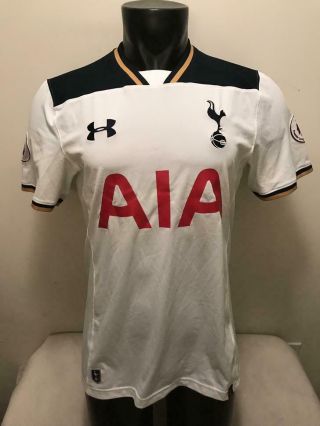 Tottenham Hotspur 10 Harry Kane 2016 - 17 Under Armour Soccer Jersey Mens Medium