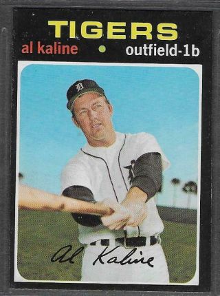 1971 Topps Al Kaline 180 Detroit Tigers Nrmt Bv $20.  00