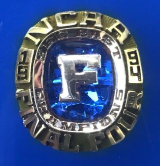 1994 Florida Gators Basketball Final Four Champions Championship Trophy Ring